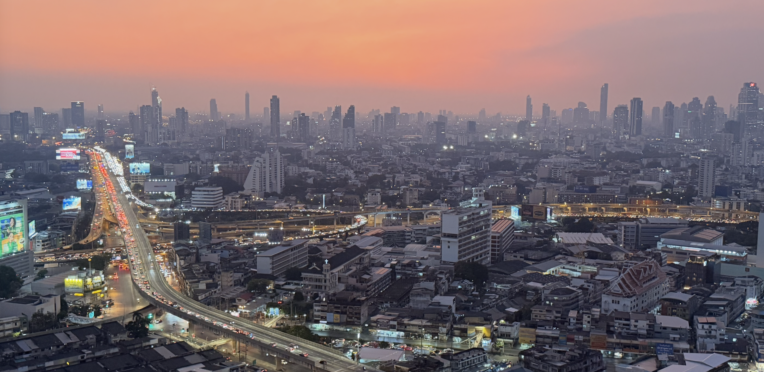 City skyline and water for international retirement planning